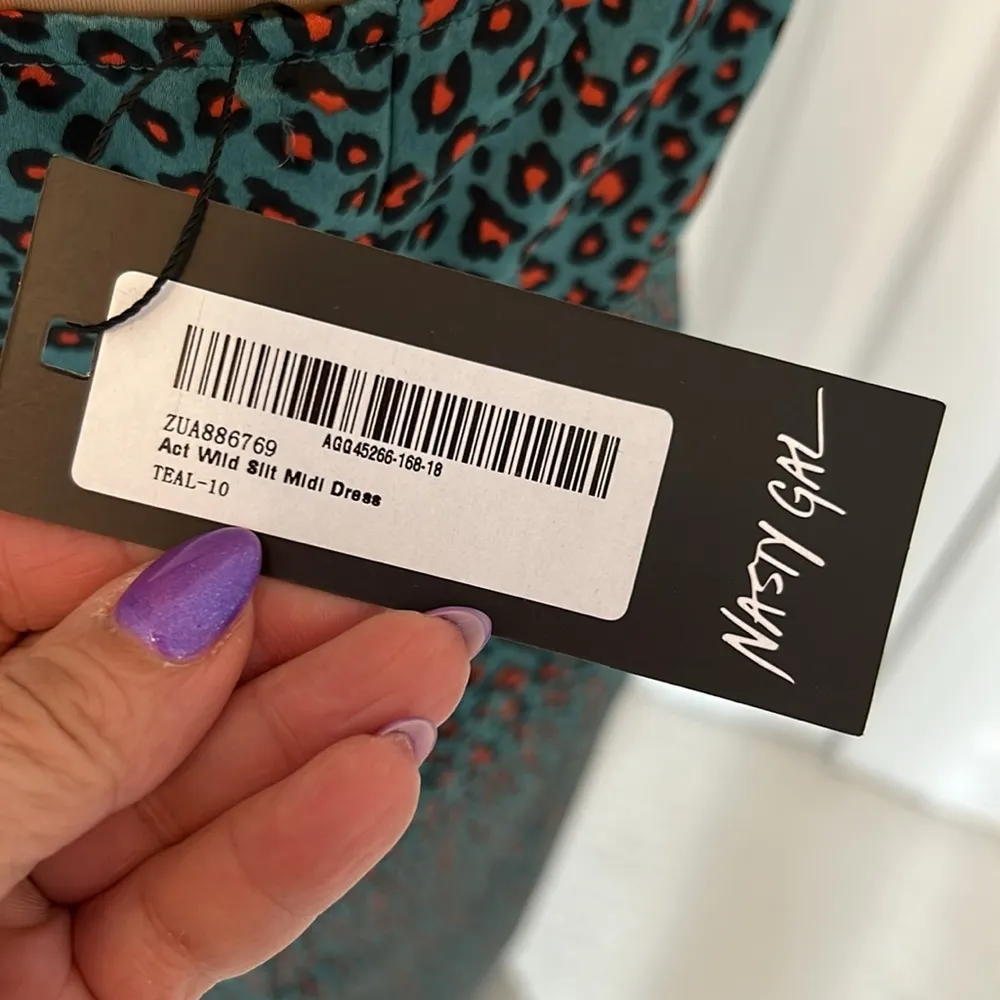 Nasty Gal Act Wild Slit Midi Dress - Image 7