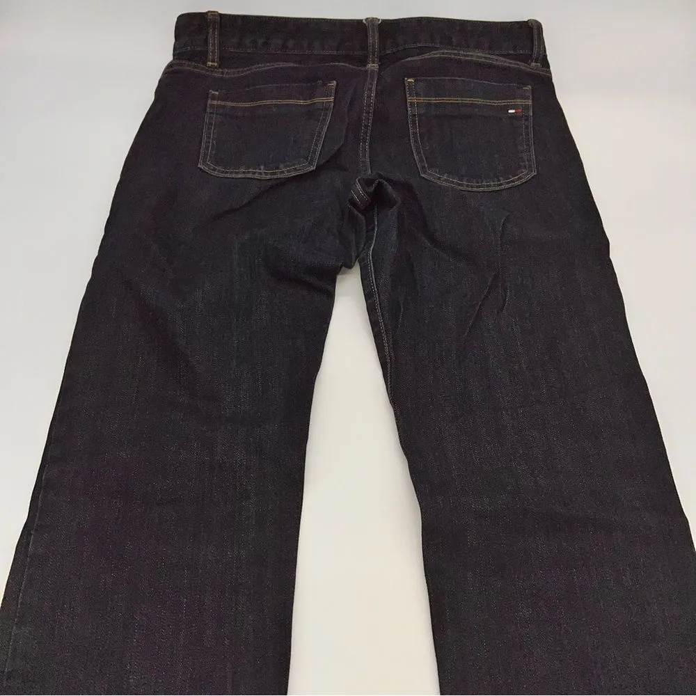Tommy Hilfiger Classic Straight Dark Wash Mid Rise Women's Jeans-Size 10R - Image 3