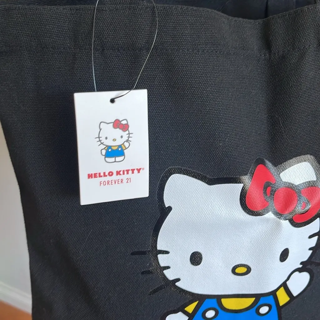 NWT Hello Kitty Black Tote Bag - Image 3
