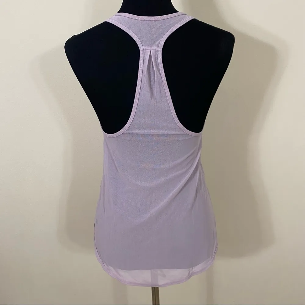 Lavendar mesh racerback tank - Image 3