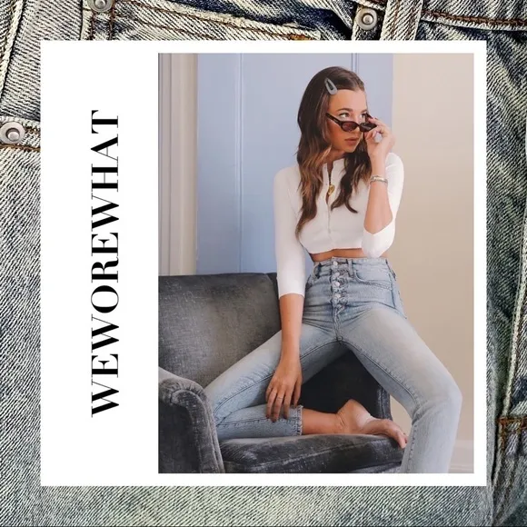 WeWoreWhat Danielle Rigid Jeans - Image 2