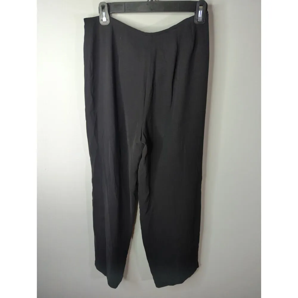 Eileen Fisher Black Trouser Pants Seamless Office Career Corpcore Women Petite S - Image 5