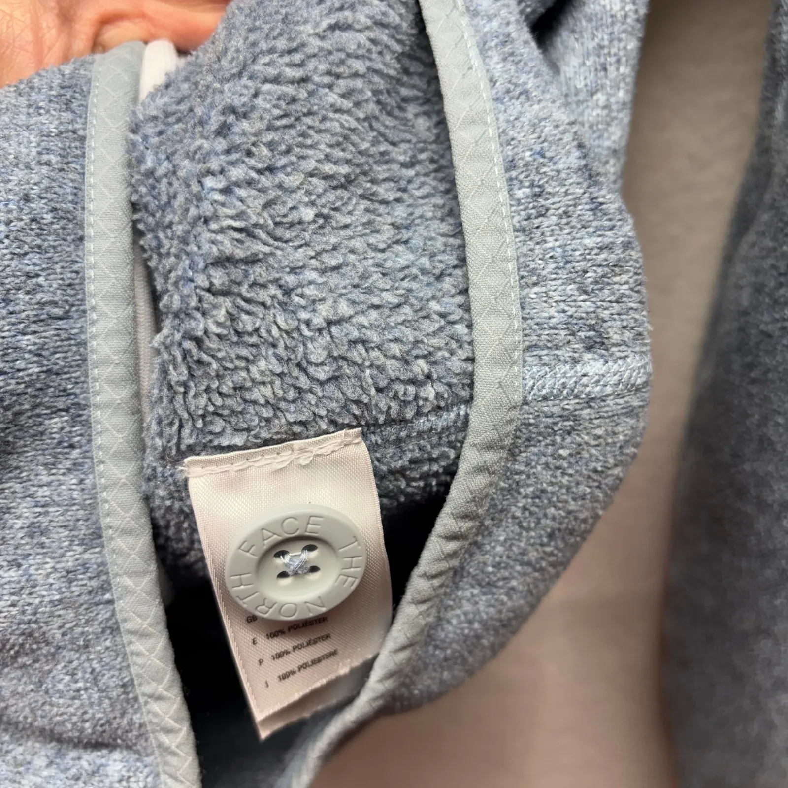 The‎ North Face Blue Hoodie - Women's Medium - Cute! - Image 8