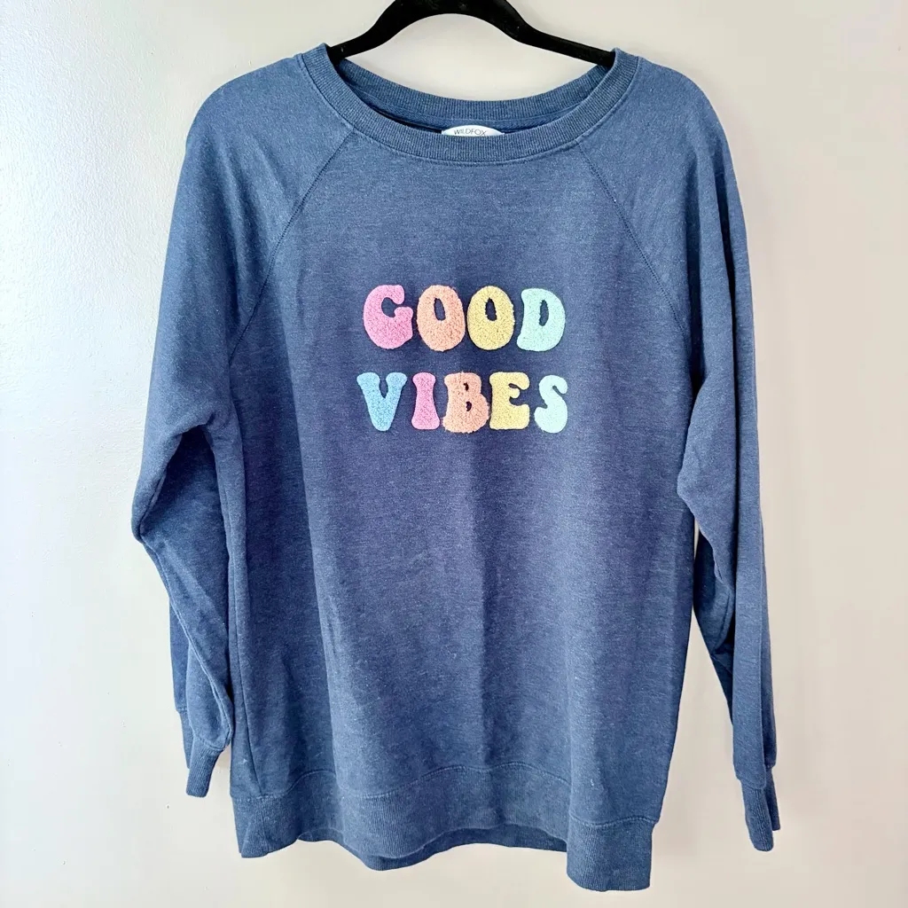 Wildfox Good Vibes Sweatshirt - Image 2
