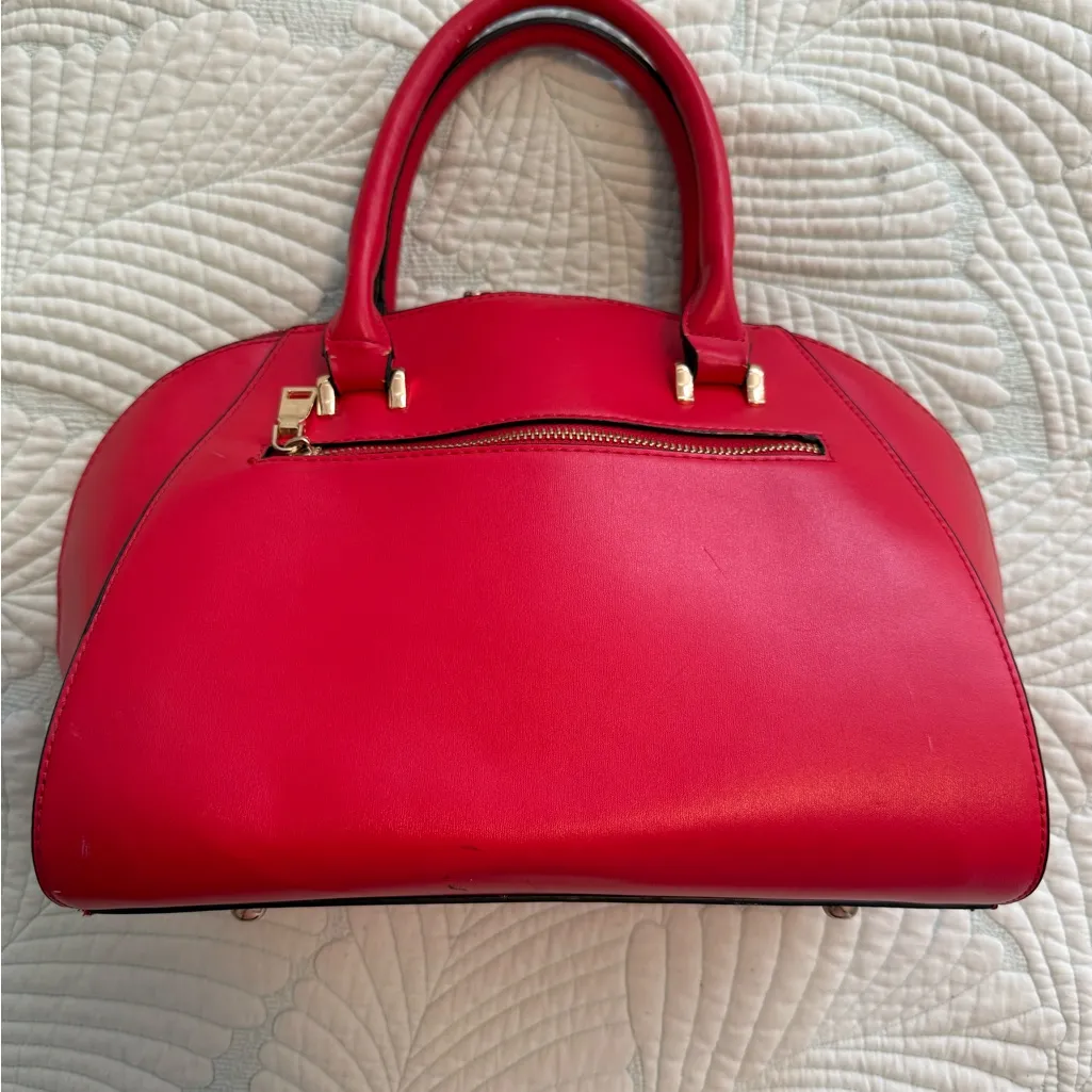 Elegant Red Women's Handbag - Image 2