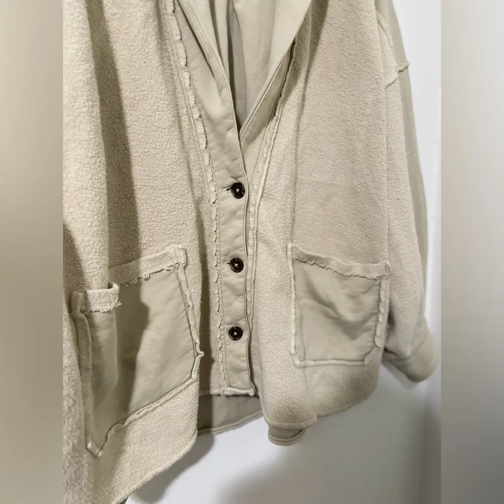 Free People Jordan Jacket Beige Size M - Image 5