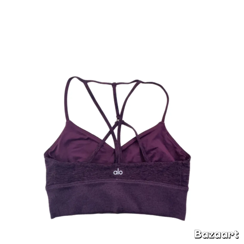 ALO Yoga lavish sports bra size medium purple - Image 3