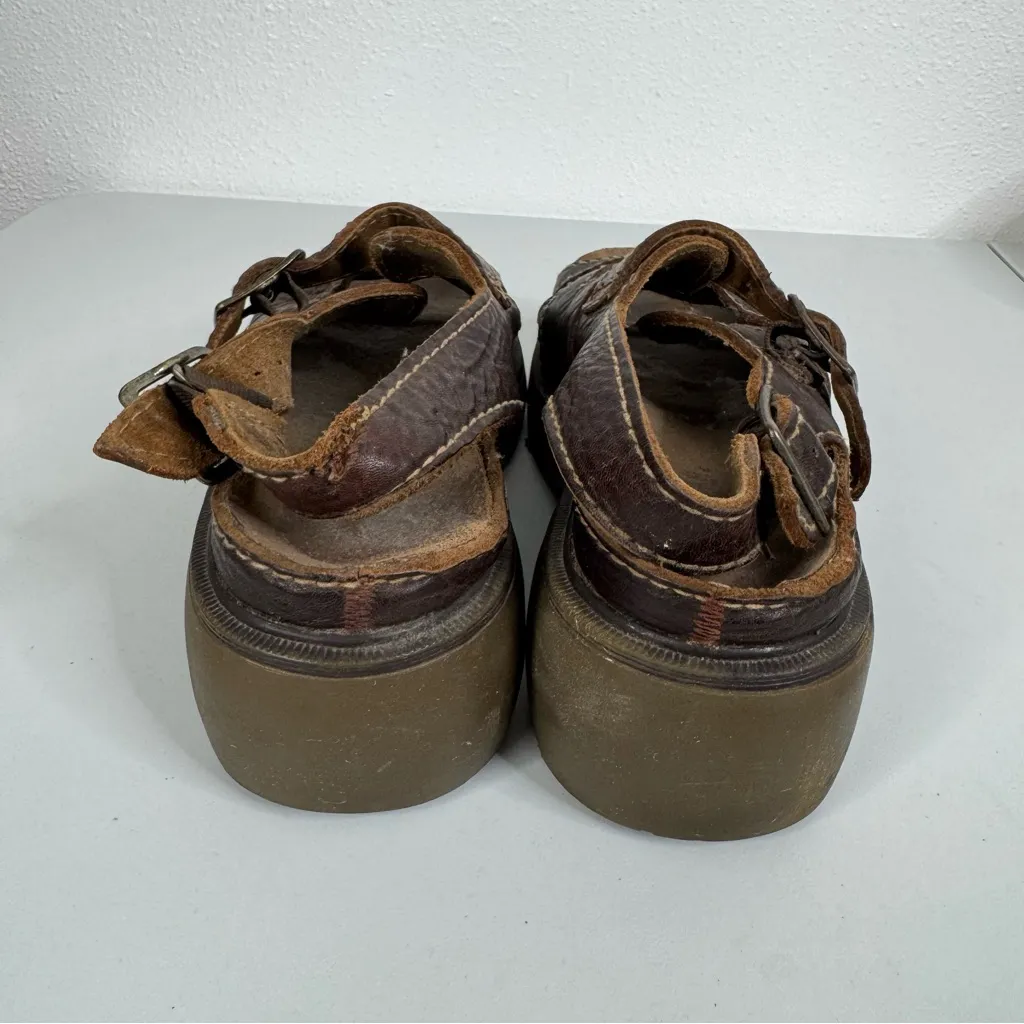 Vintage American Eagle Chunky Y2K 2000s Platform Sandals Size 8 - Image 5