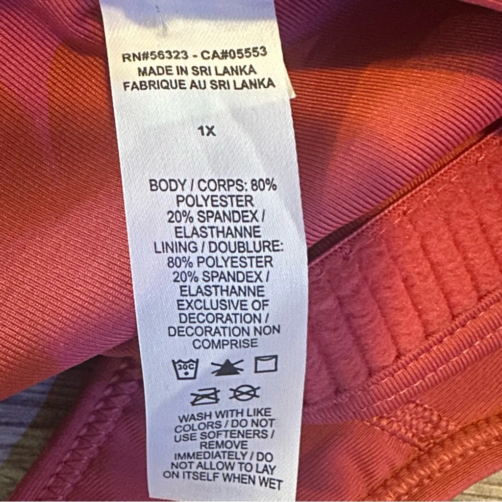 Nike Pro Dri Fit Hot Pink Workout Sports Bra Size XL Neon Running
Yoga Racerback - Image 5