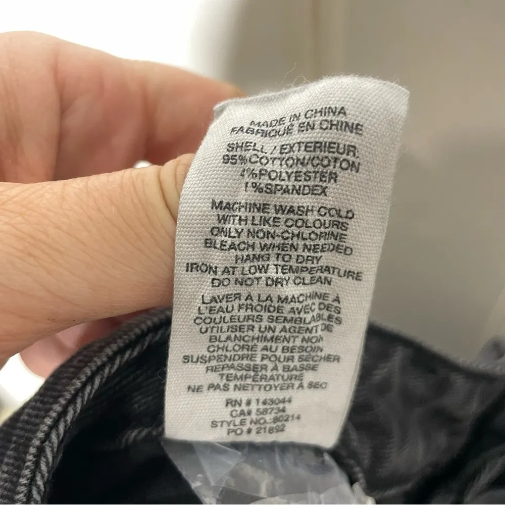 Avec Les Filles Black Cropped Bootleg Distressed Jeans - Image 10