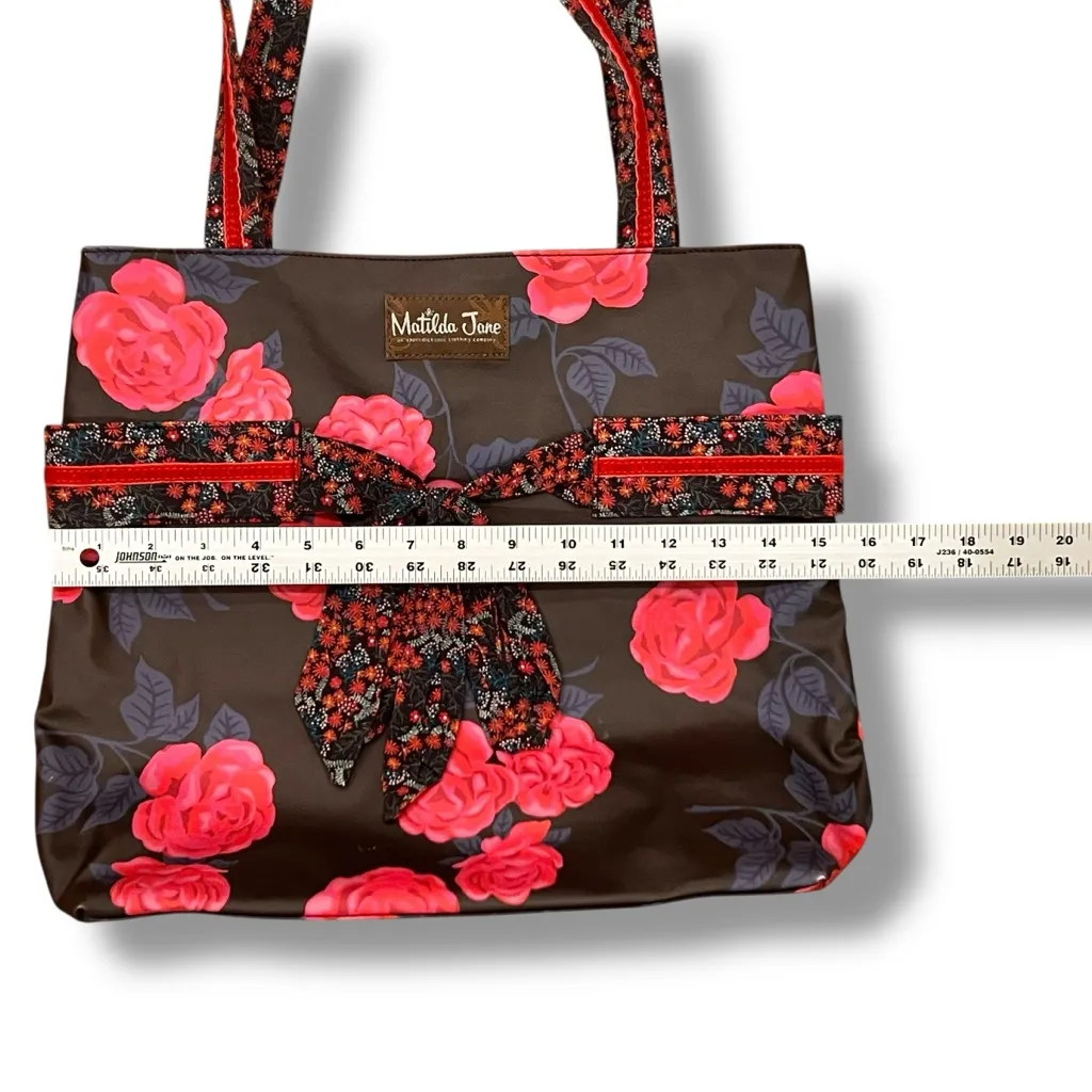 Matilda Jane  Heart Strings Tote Bag, Pink/Brown - Image 10