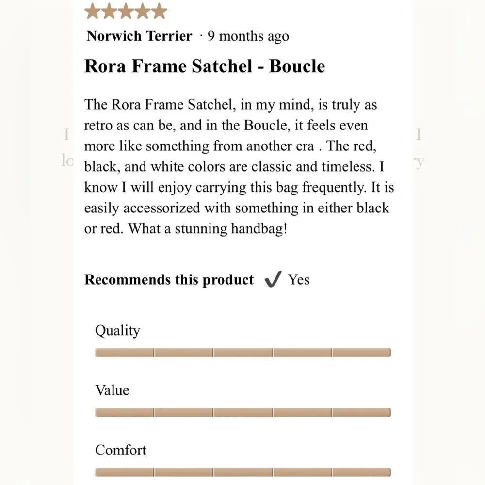 Patricia Nash Rora Frame Satchel, Tweed, Red Black New w/DustBag $229 (SOLD OUT) - Image 11