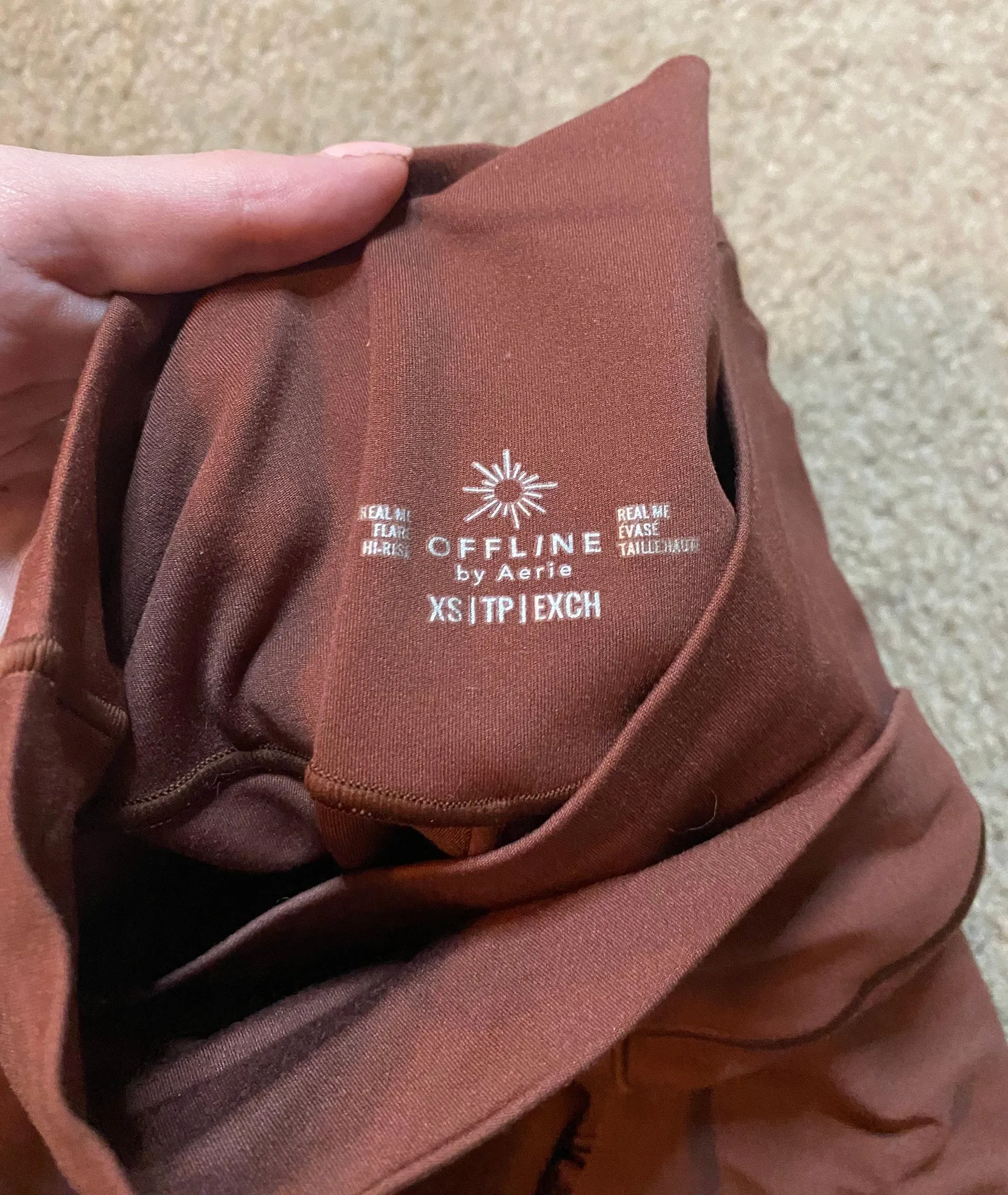 Aerie Cross Over Flare Leggings - Image 2