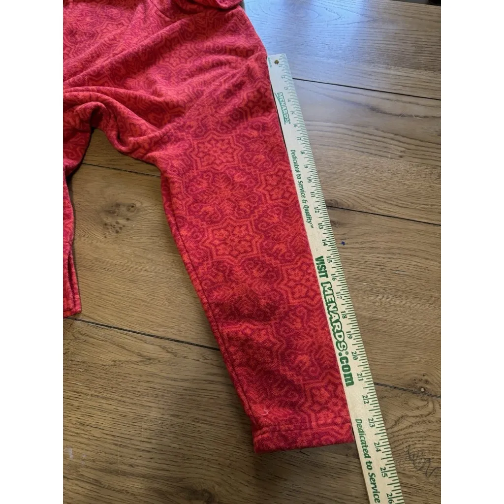 Lands End Red High Cowl Neck Pullover Sweater‎ Women Size 1X Fleece Fall Casual - Image 6