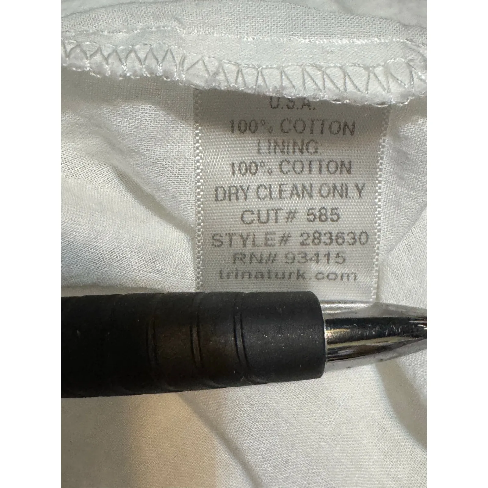 Trina Turk Cover Up Dress Sheath Straight Crochet Cap Sleeve Beach Size 4 - Image 7