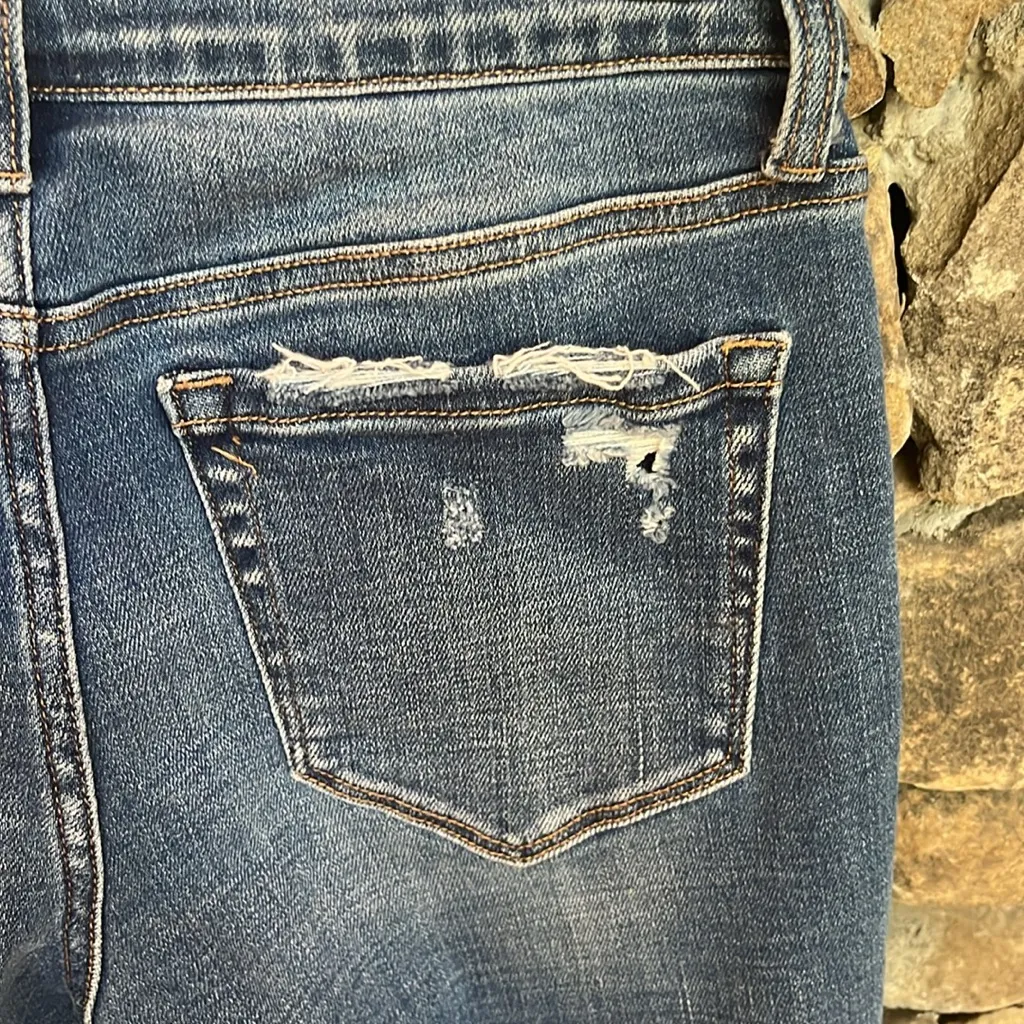 Flying Monkey Distressed Jeans Ankle New Blue Size 26 - Image 11