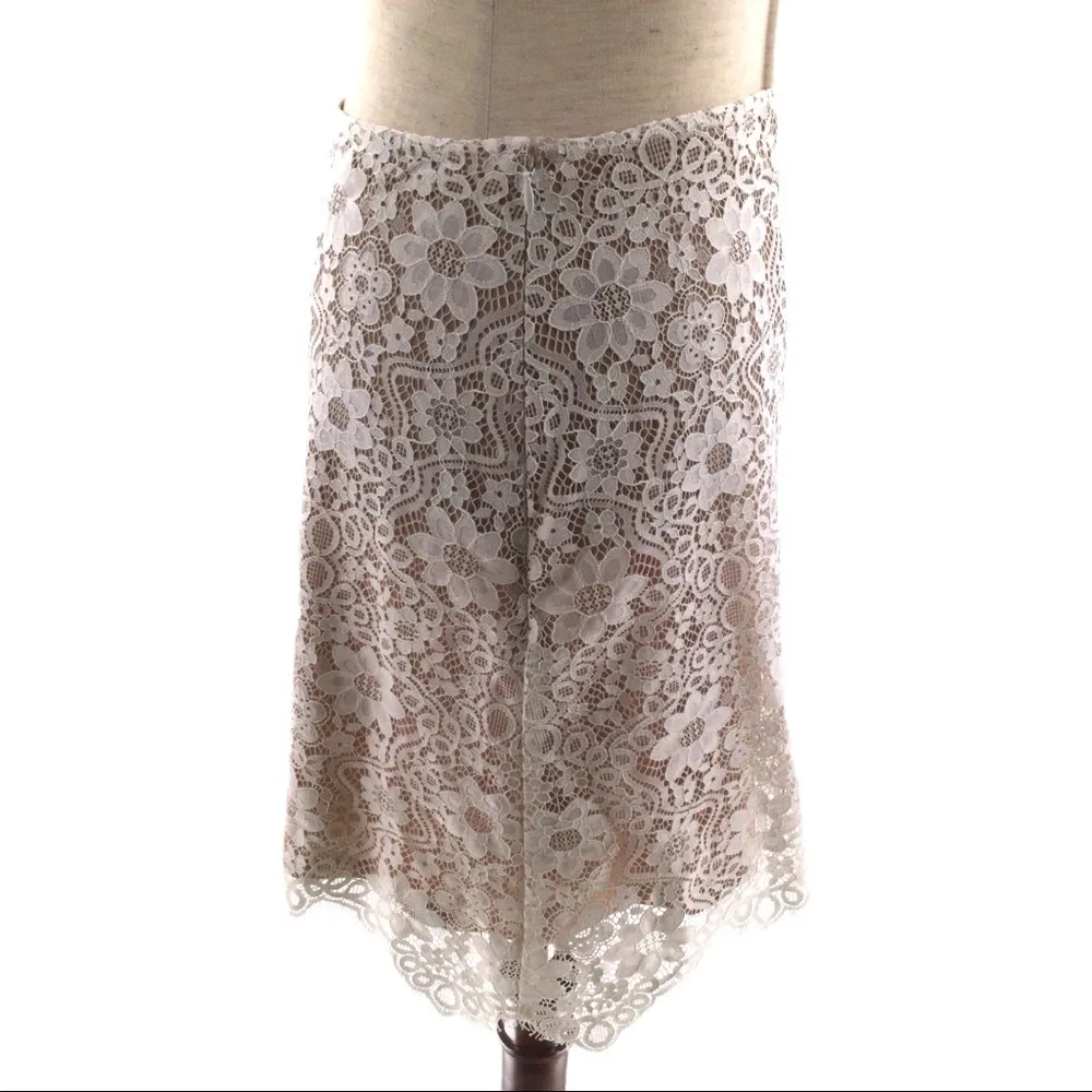 For Love & Lemons Floral Scallop Lace Mini Skirt - Image 13