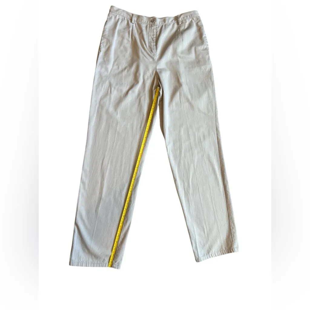 Pendleton Khaki Chino Pants High Rise Women’s Size 10‎ Straight Leg - Image 3