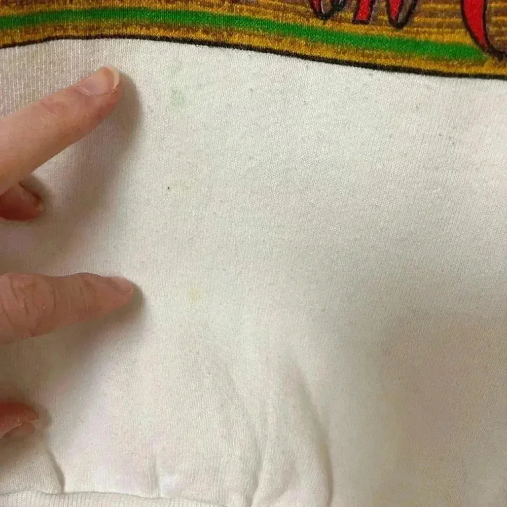 VTG Christmas Crewneck Lion & The Lamb Peace on Earth XL - Image 4