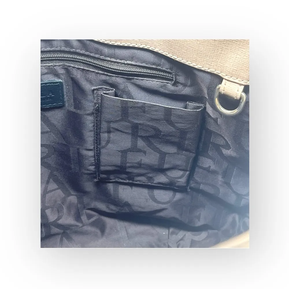 ✵ Alissa Luxe Saffiano Leather Double Top Handle Tote Handbag Bag ✵ Taupe - Image 13