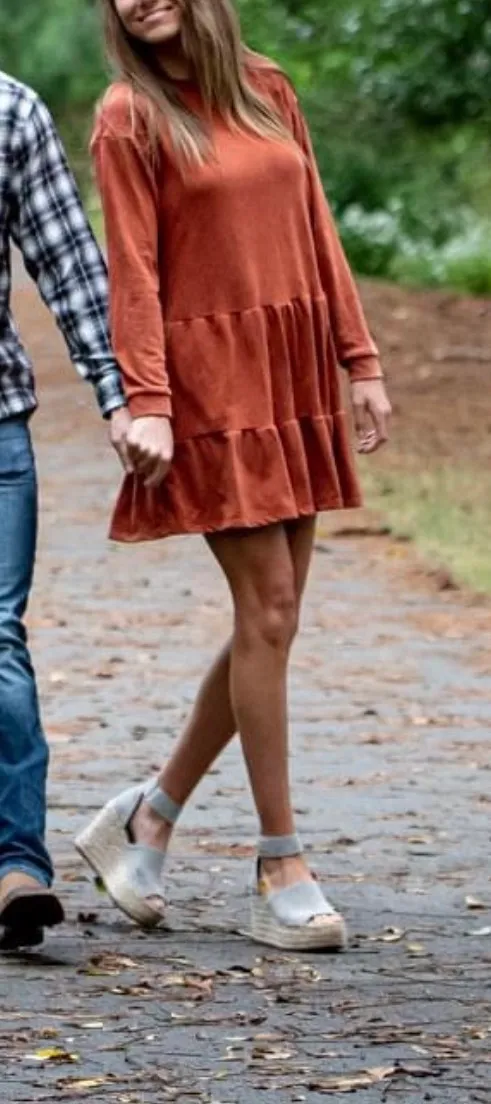 Wild Fable Long Sleeve Baby Doll Dress - Image 6