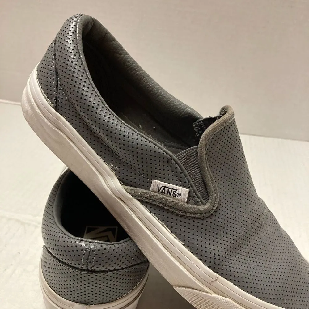 VANS, perforated leather off-the-wall shoes‎ - Image 9