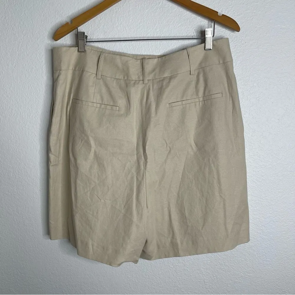 Alex Marie Linen Shorts‎ Neutral Size 16 - Image 4
