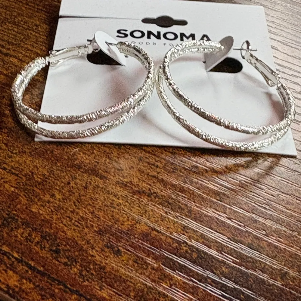 Sonoma  Silver Hoop Earrings - Image 3