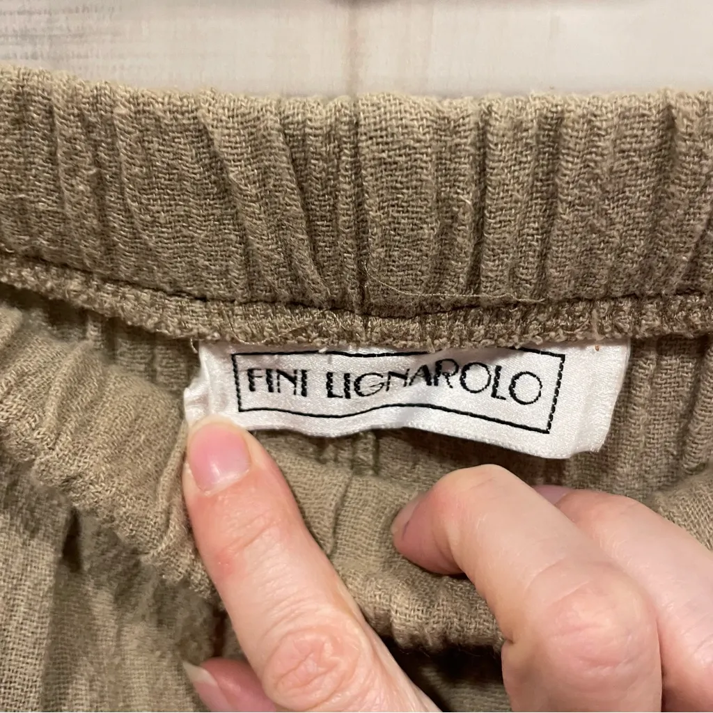 Vintage 80’s boujee Saks creamy tan ruffle canvas maxi skirt boho western - Image 5