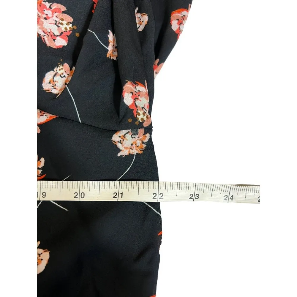 What Not To Wear Women's Black Floral Top Size L - Image 5