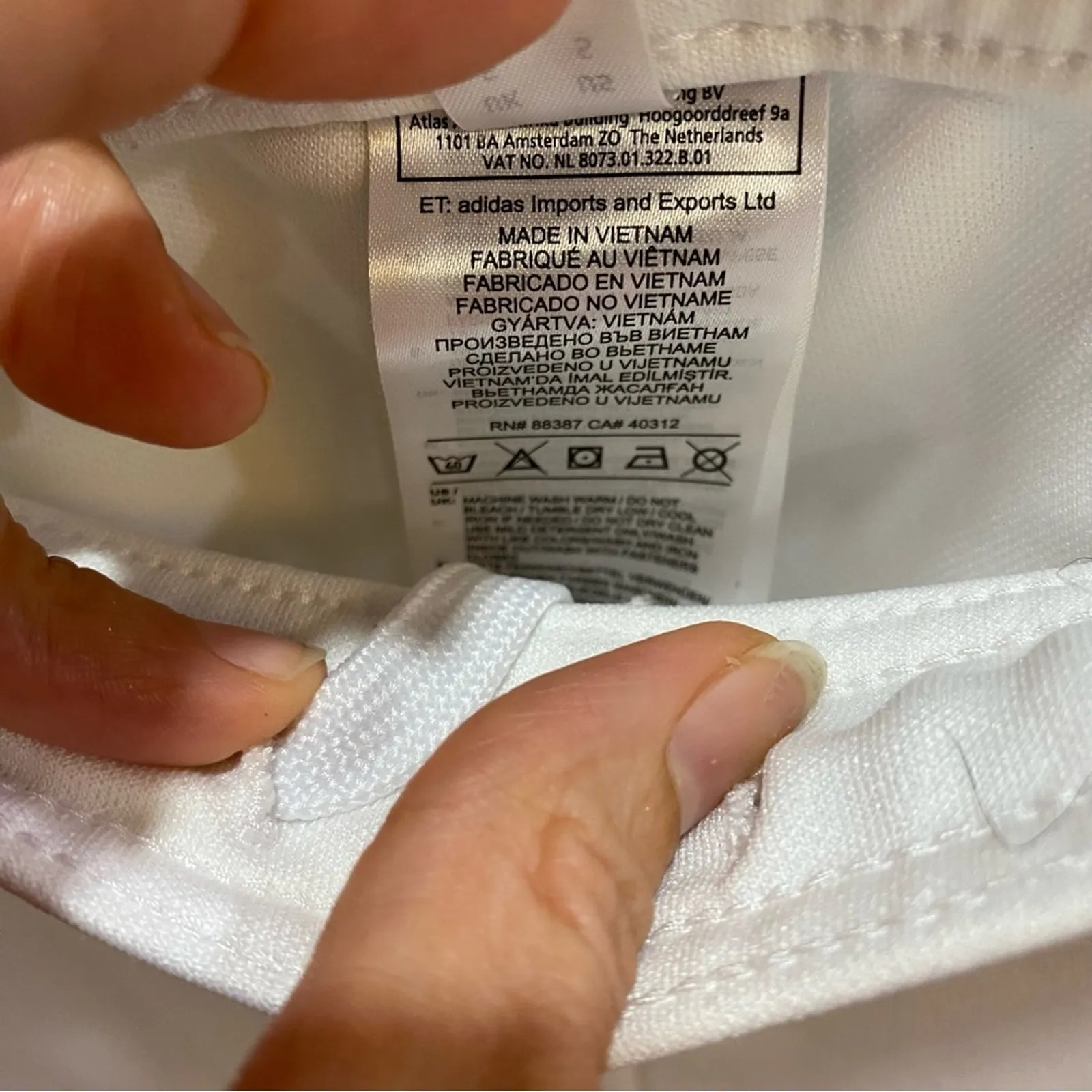 Adidas White Climacool Tiro 13 Soccer Track Pants Sz S - Image 8