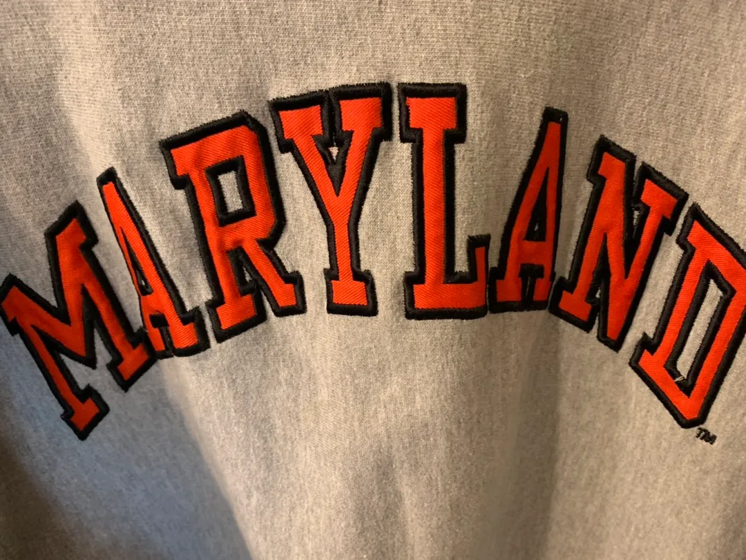 Maryland Sweatshirt Gray Size L - Image 2