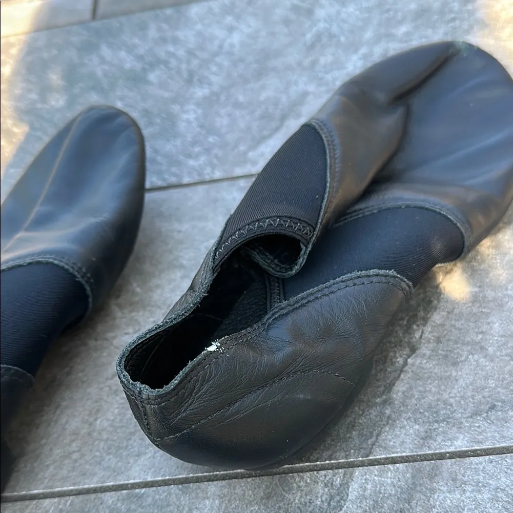 Black leather jazz shoes Size 8 - Image 5
