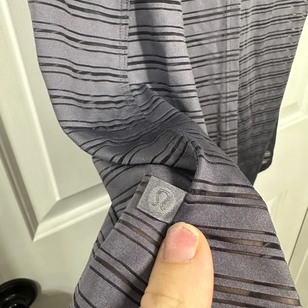 Lululemon Meet Halfway Striped Tank Moonwalk - Image 5