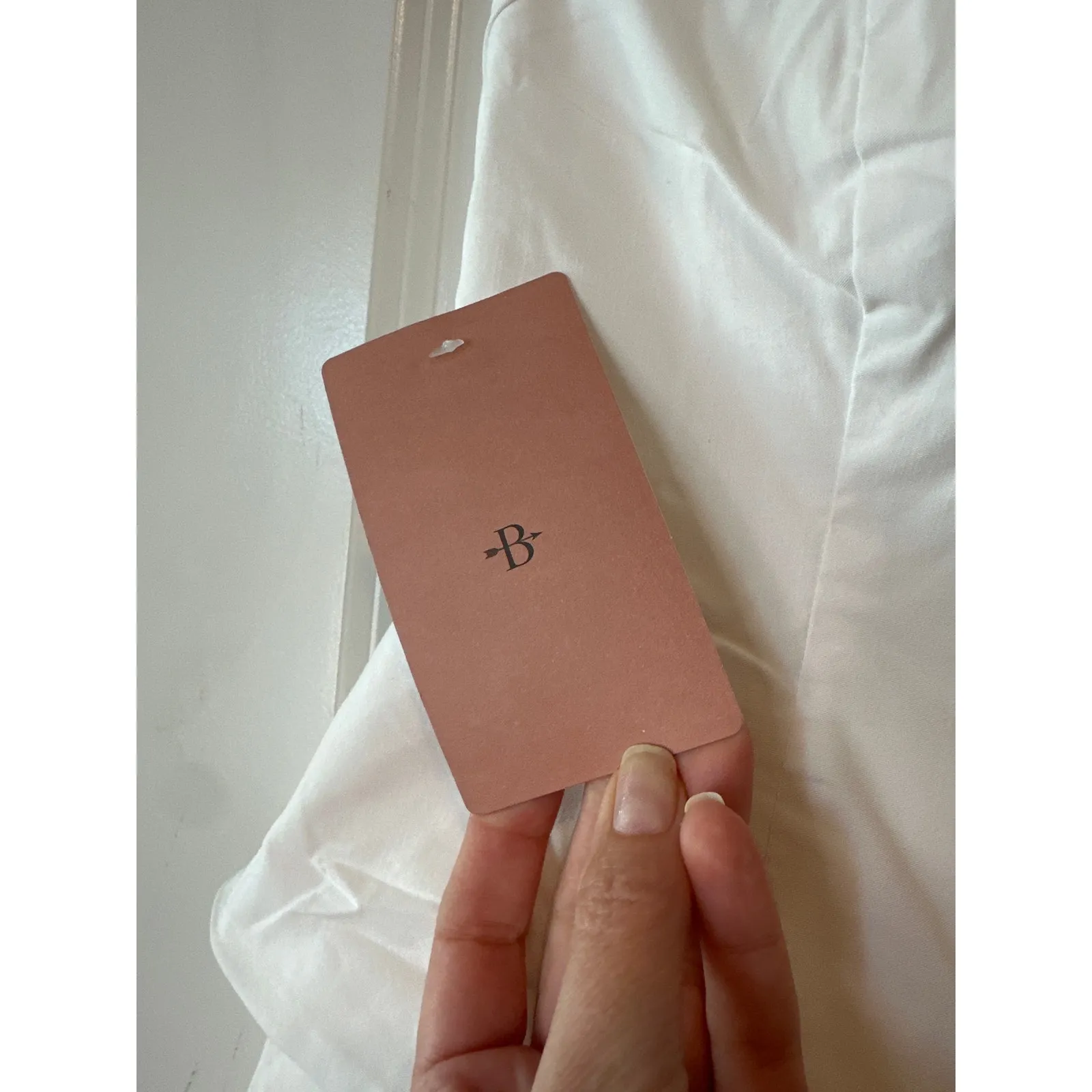 BHLDN White Strapless Vest Mini Dress NWT Size M Bridal - Image 7