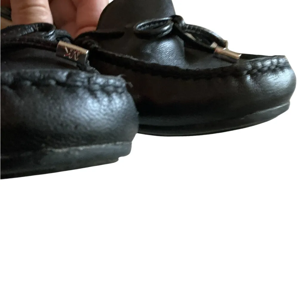 Michael Kors women’s black moc driver shoes tassel slip on loafers size 8 flats - Image 7