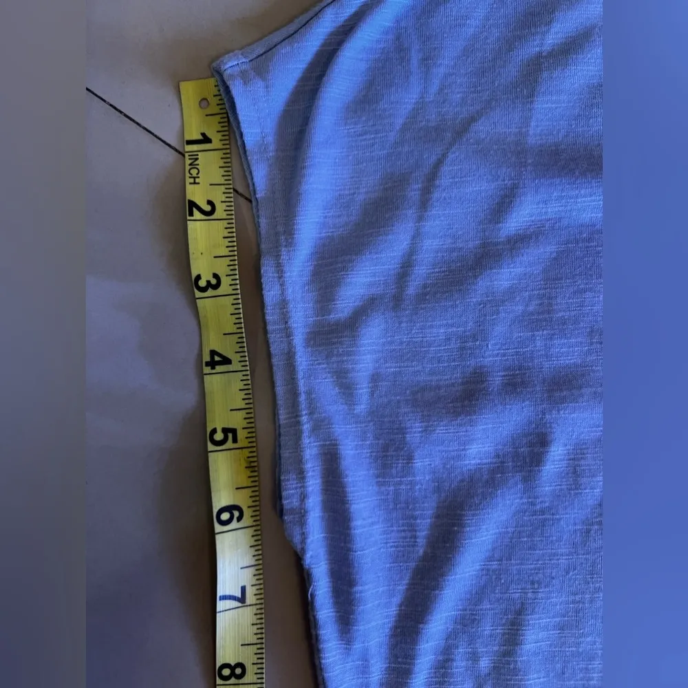 Gaiam Crossed Strap‎ Tank Top blue/ gray Size M made in China cotton lightweight - Image 12