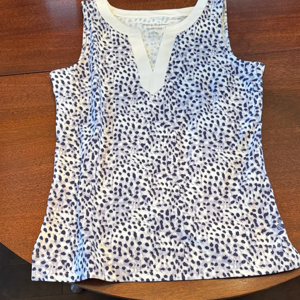 Tommy Bahama Aubrey Lagoon Leopard Tunic - Image 6