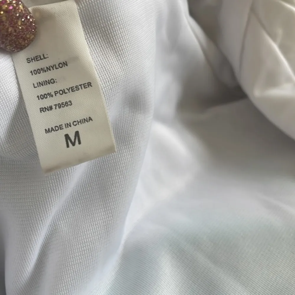 Vans off the wall jacket lightweight white button coat comfy Cush high school M - Image 3