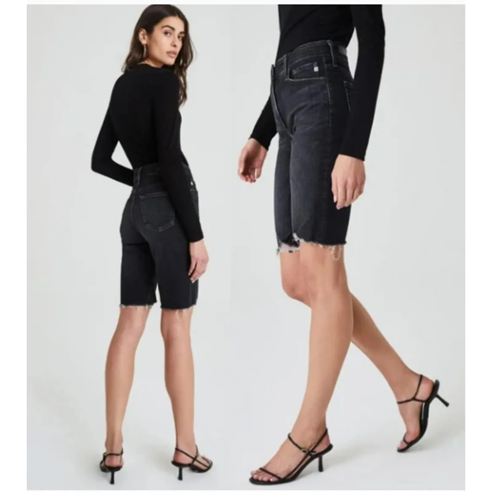 AG Adriano Goldschmidt Chrissy Vintage Bermuda Shorts Size‎ 25 NWT - Image 2