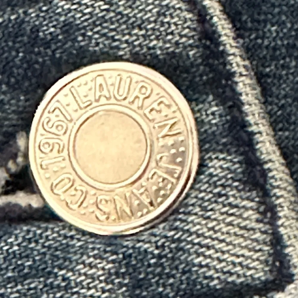 NEW with Tags! VINTAGE Polo Ralph Lauren Womens Jean Skirt Blue Denim Long Maxi Size 14 - Image 3