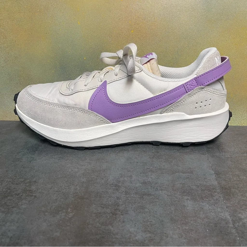 Nike Waffle Debut Women's Sail White/Lilac Retro Style Sneakers Sz 10 - Image 12