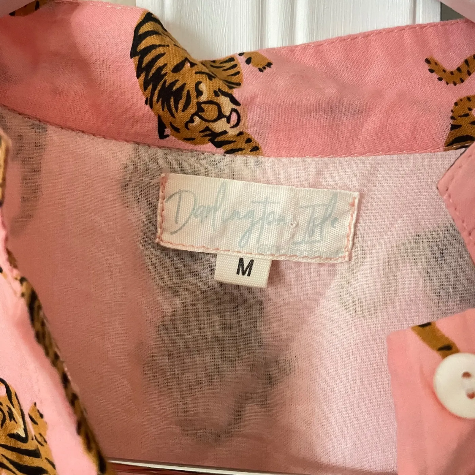 Darlington Isle Tiger Maxi Dress in Medium Pink - Image 3