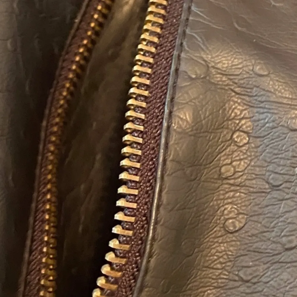 Christina Boy Meets Girl Black Veganleather Zipper Sleeveless Vest Size Small Black - Image 16