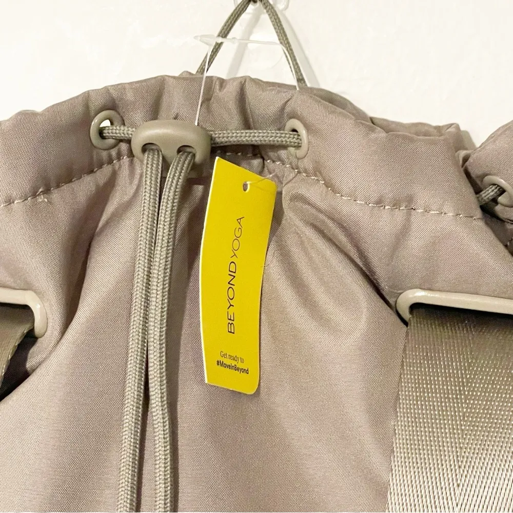 Beyond Yoga Birch Nylon Convertible Backpack Tote NEW - Image 3