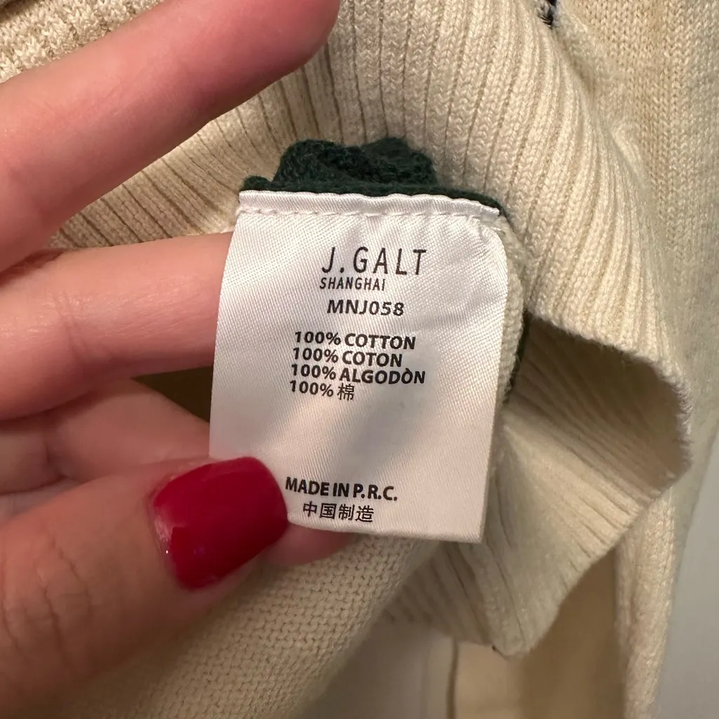 John Galt John‎ Galt Argyle Sweater - Image 4