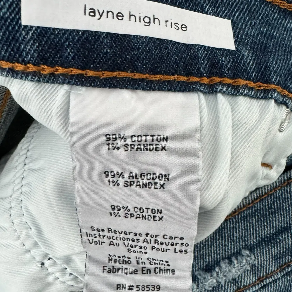 NWT  STITCH FIX Layne Jean Shorts Raw Hem High Rise Women’s Sz 27/4 - Image 6