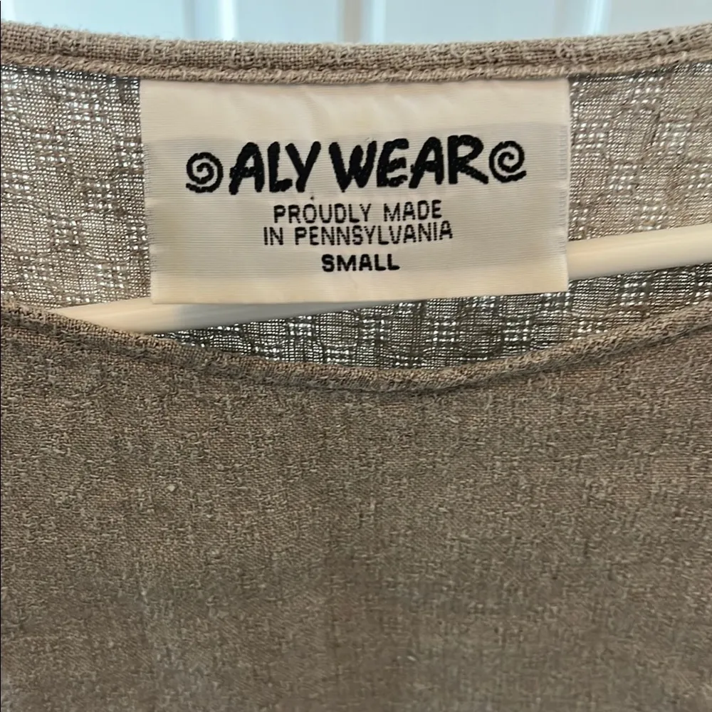 Vintage Aly Wear Linen Lagenlook Relaxed Fit 3 Piece Set - Image 11