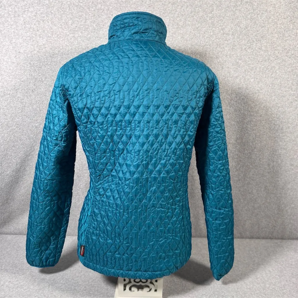 Lands' End  Women's M Teal Blue Quilted Primaloft Packable Jacket - Image 5