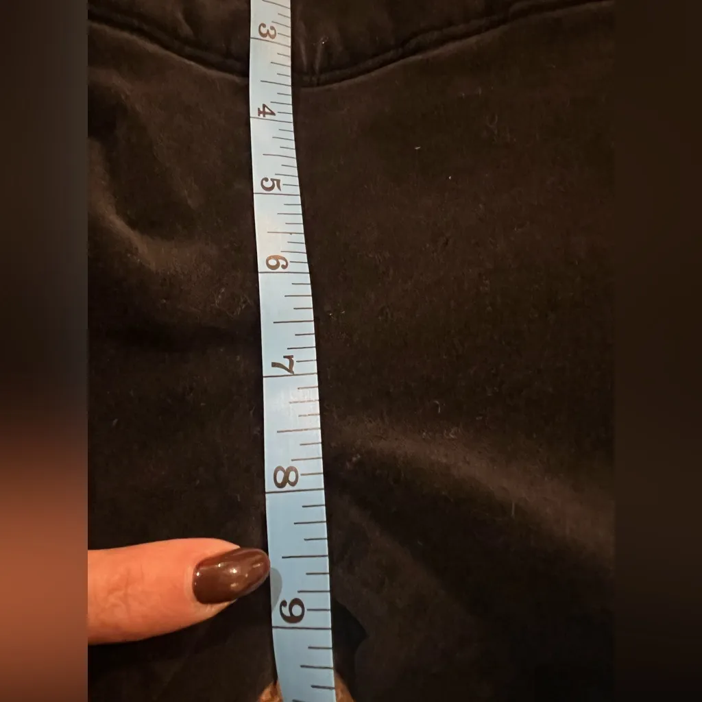 Vintage Marciano Guess Black Velvet Pants Made in France Mid Rise Bootcut Y2K - Image 6